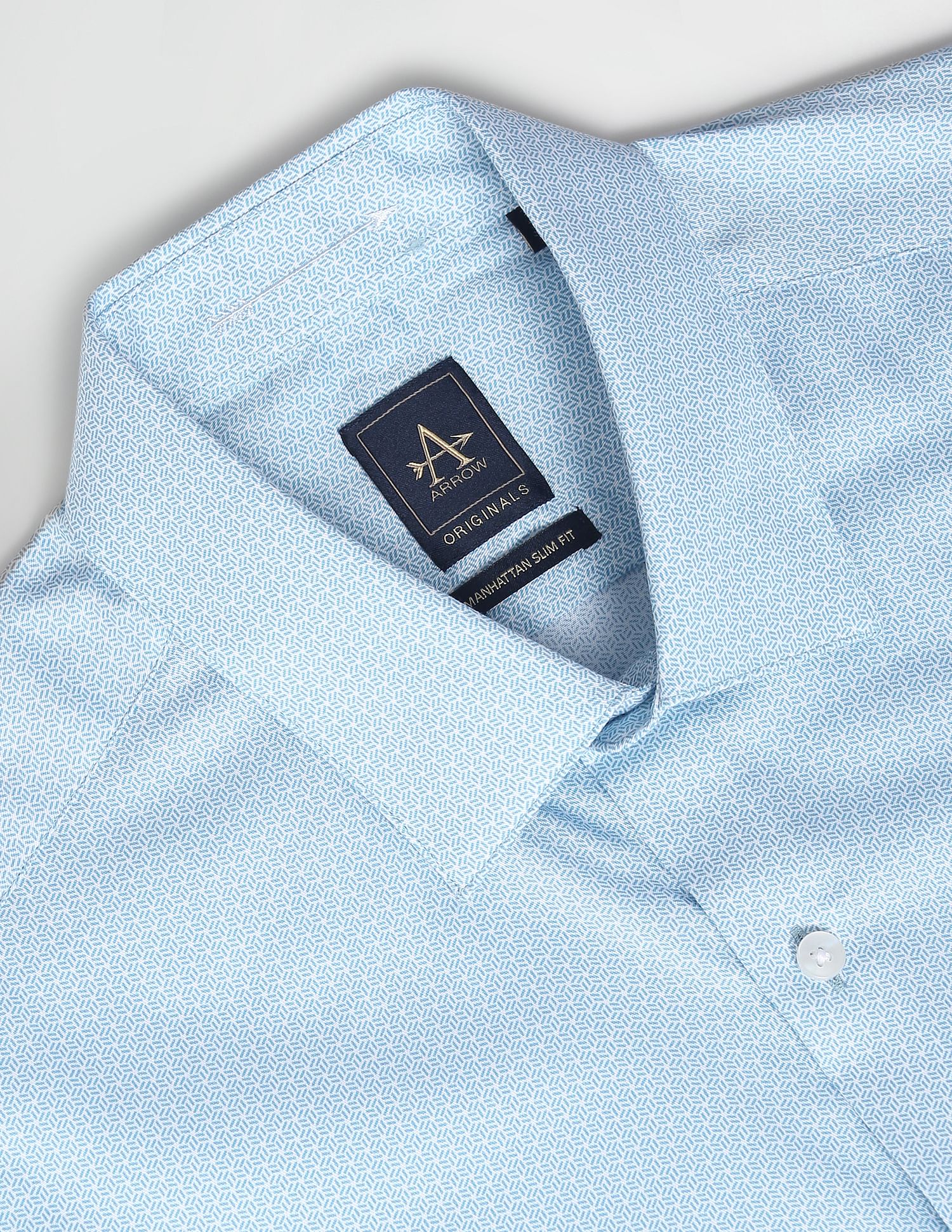 Arrow Cotton Manhattan Slim Fit Shirt