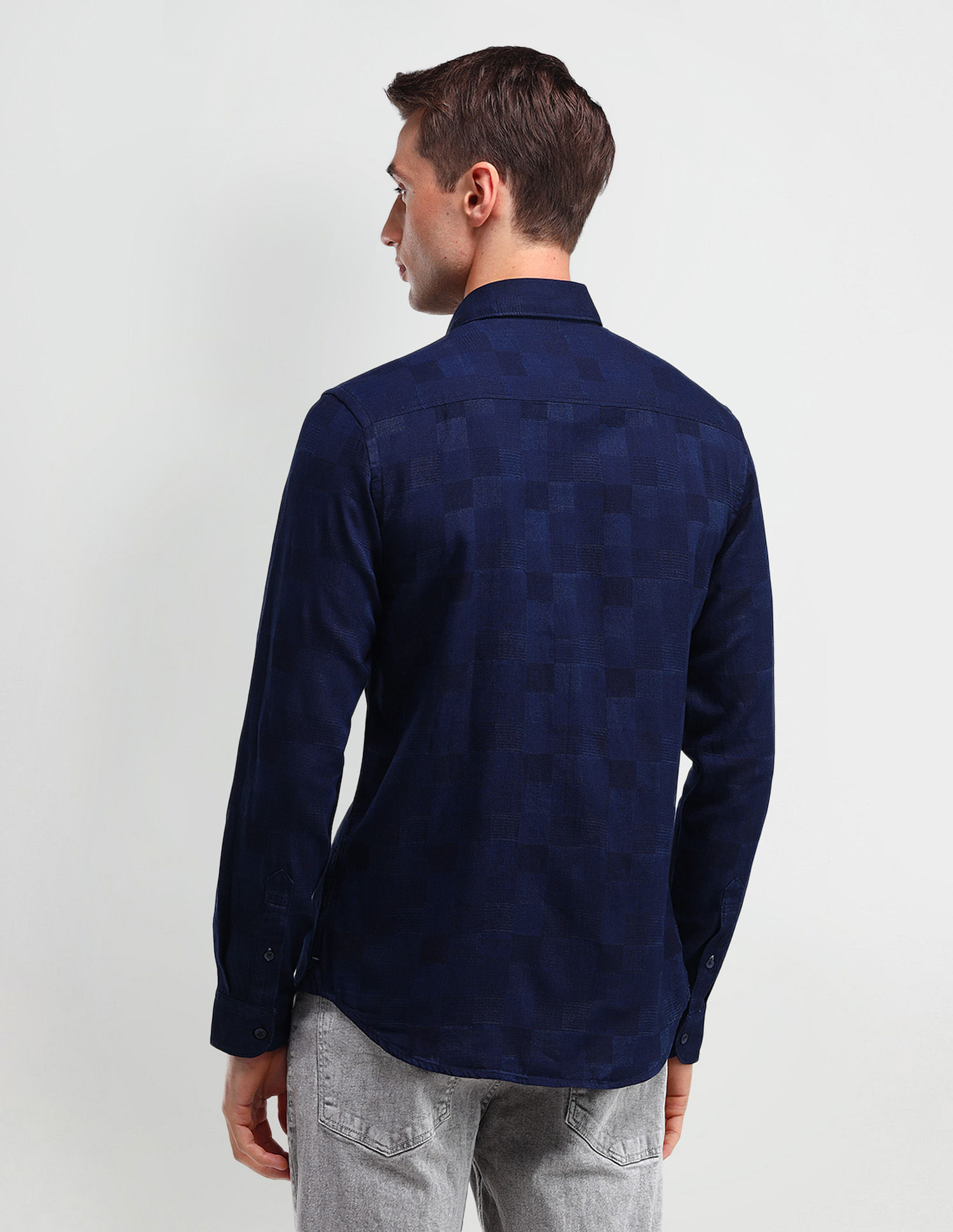 U.S. Polo Assn. Denim Co. Slim Fit Geometric Shirt