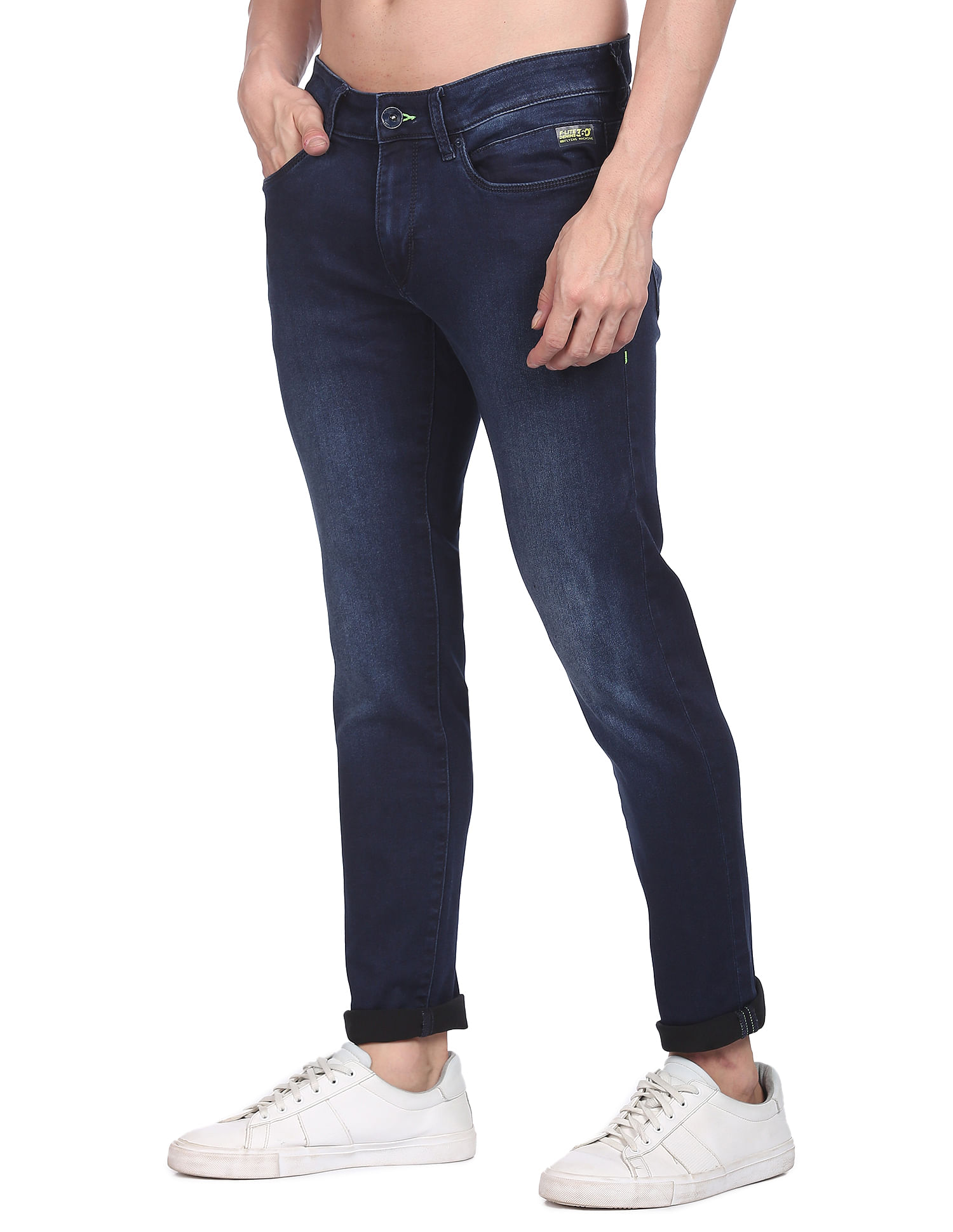Flying Machine Stone Wash Jackson Super Skinny Fit F-Lite Jeans