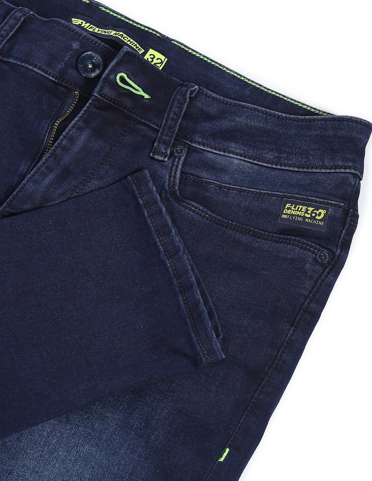 Flying Machine Stone Wash Jackson Super Skinny Fit F-Lite Jeans