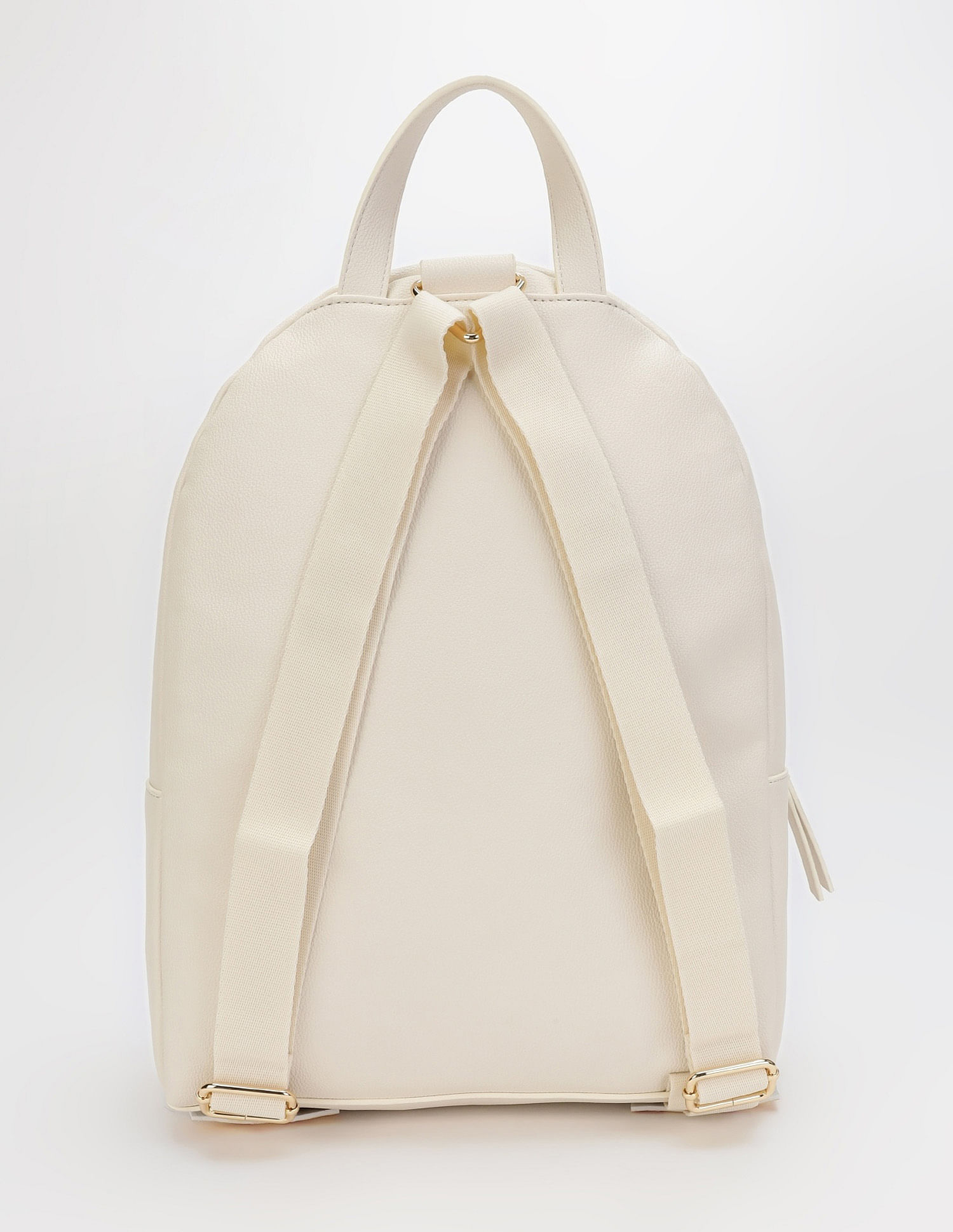 Tommy Hilfiger Striped Beige Pu Backpack