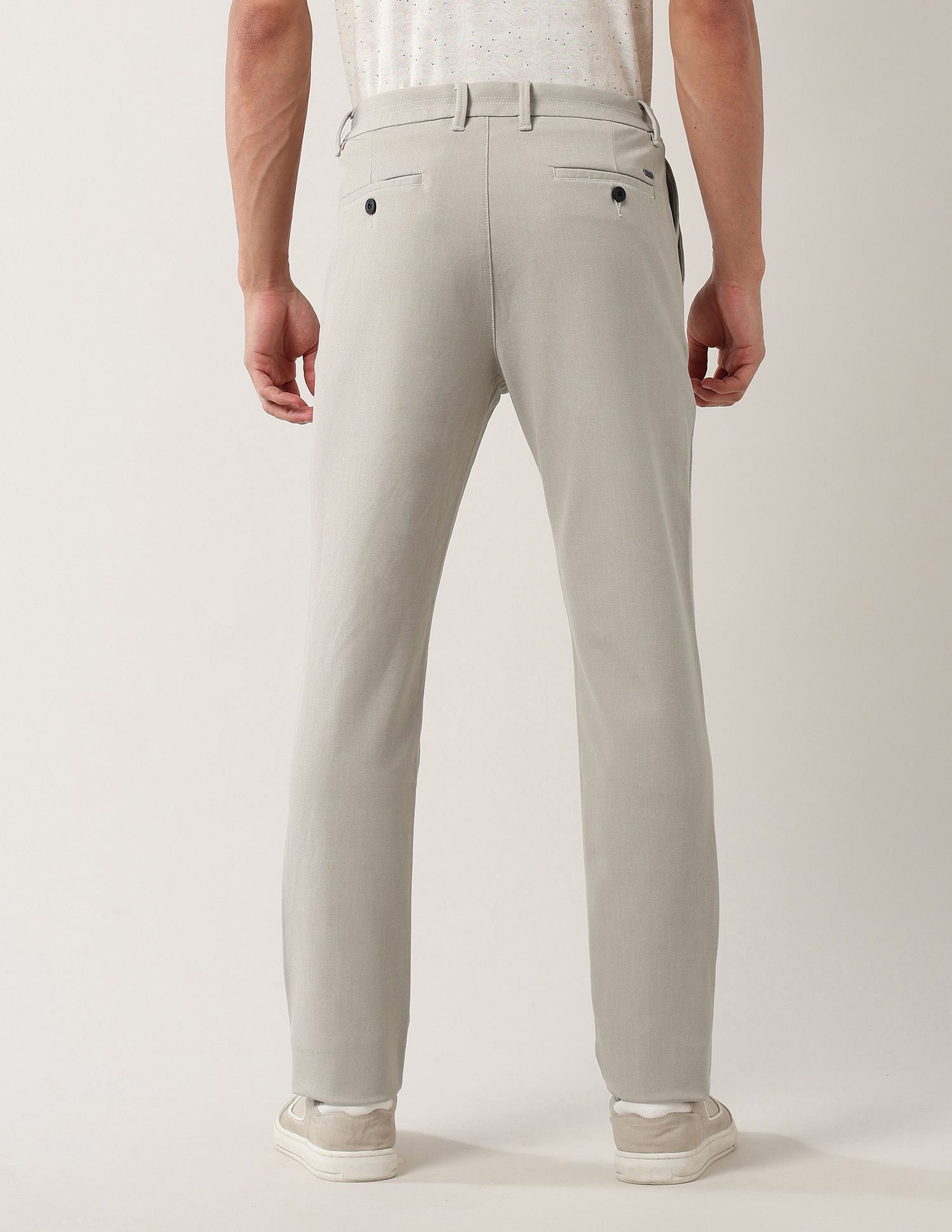 Arrow Sport Solid Twill Autoflex Trousers