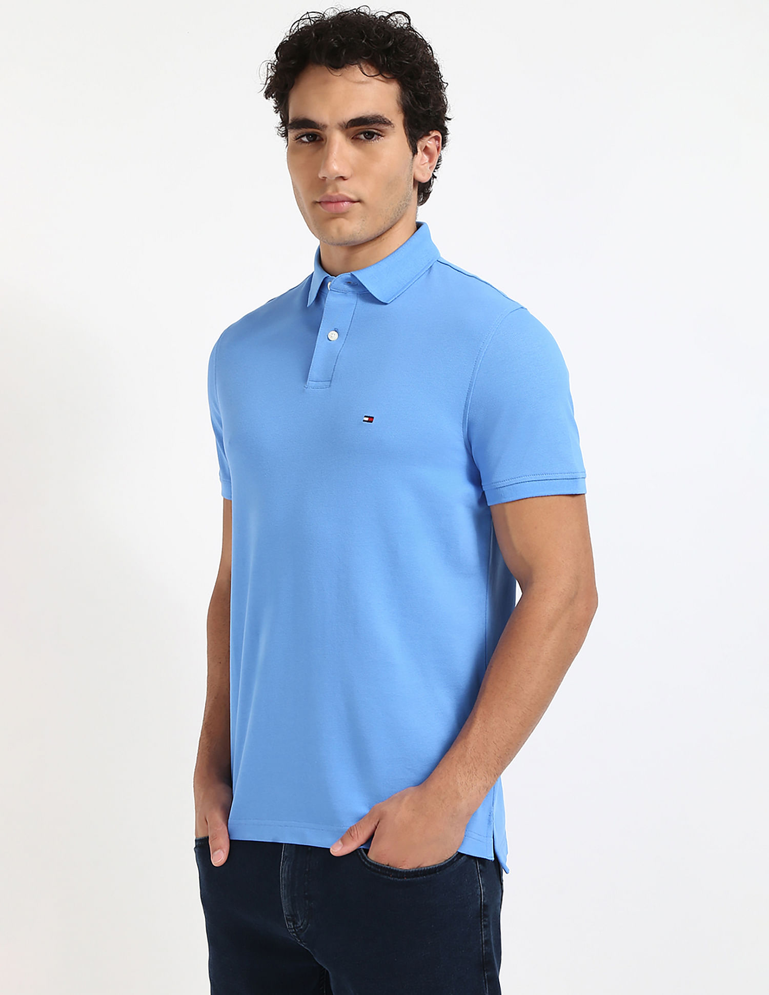 Tommy Hilfiger Solid Regular Fit Polo Shirt