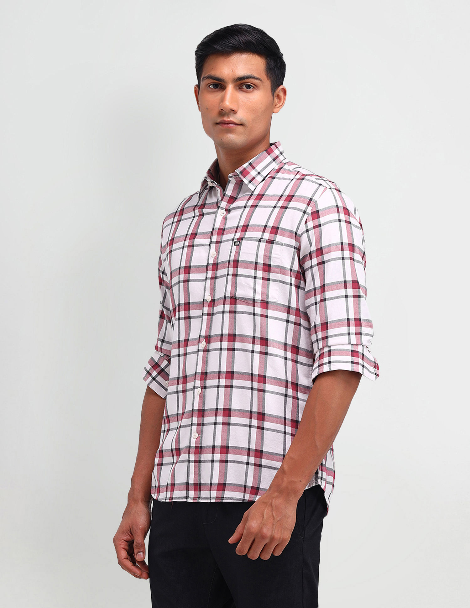 Arrow Sport Manhattan Slim Fit Twill Shirt