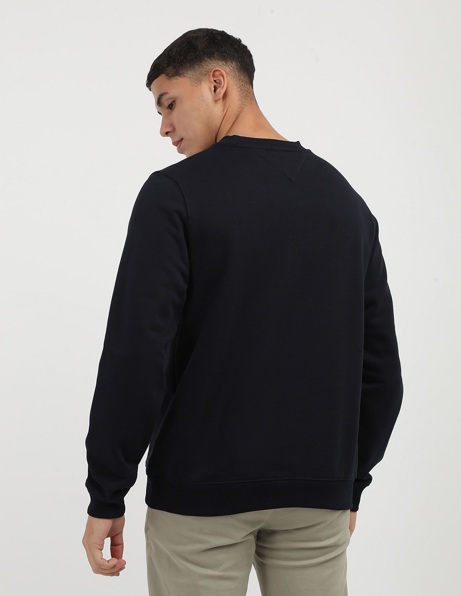 Tommy Hilfiger Vertical Flag Cotton Sweatshirt