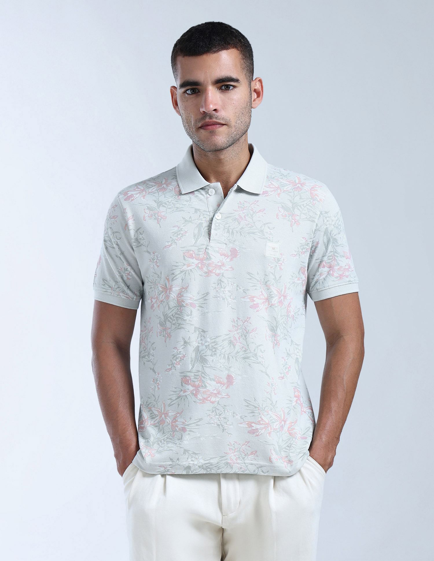 Flying Machine All-Over Regular Fit Polo Shirt