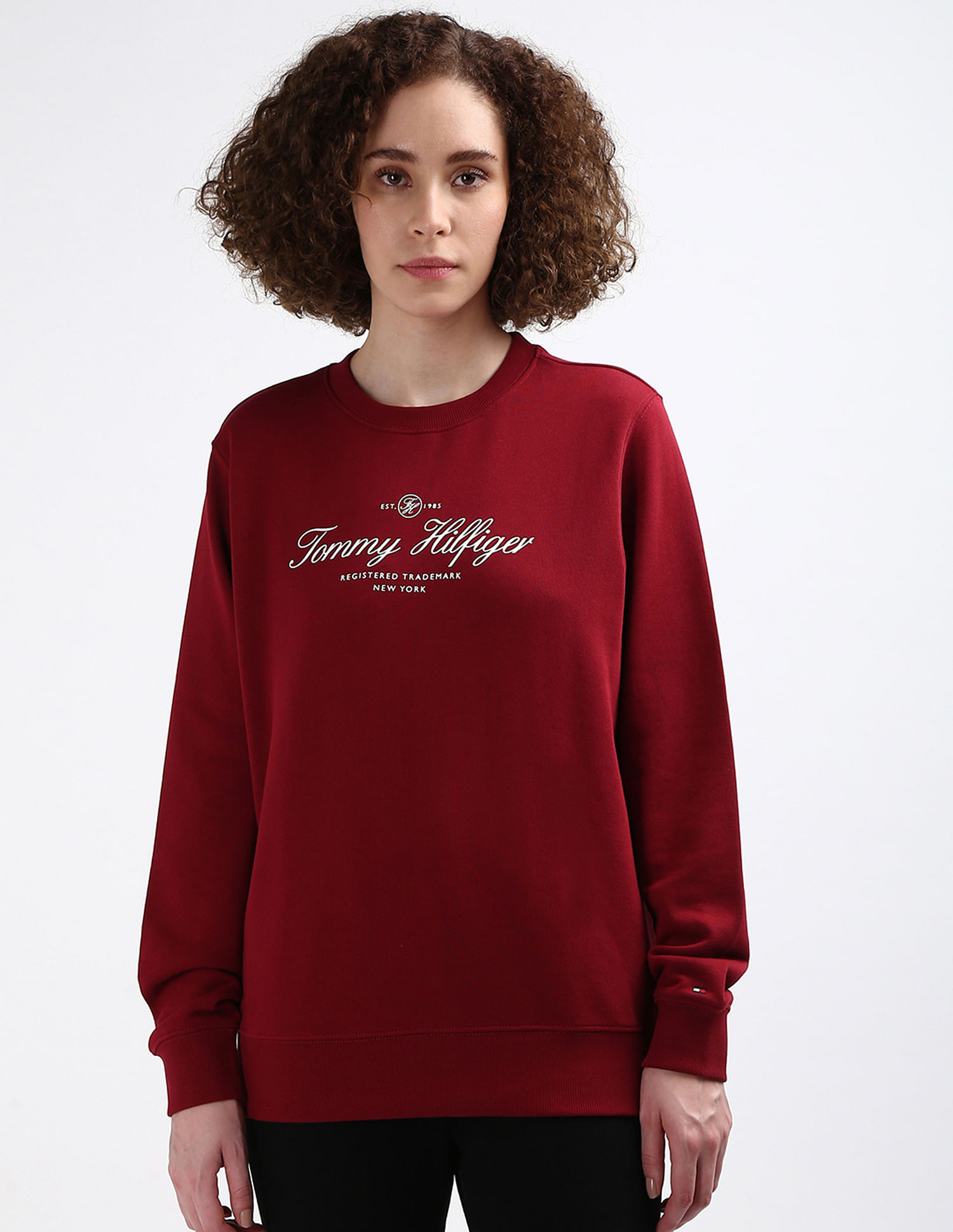 Tommy Hilfiger Script Cotton Sweatshirt