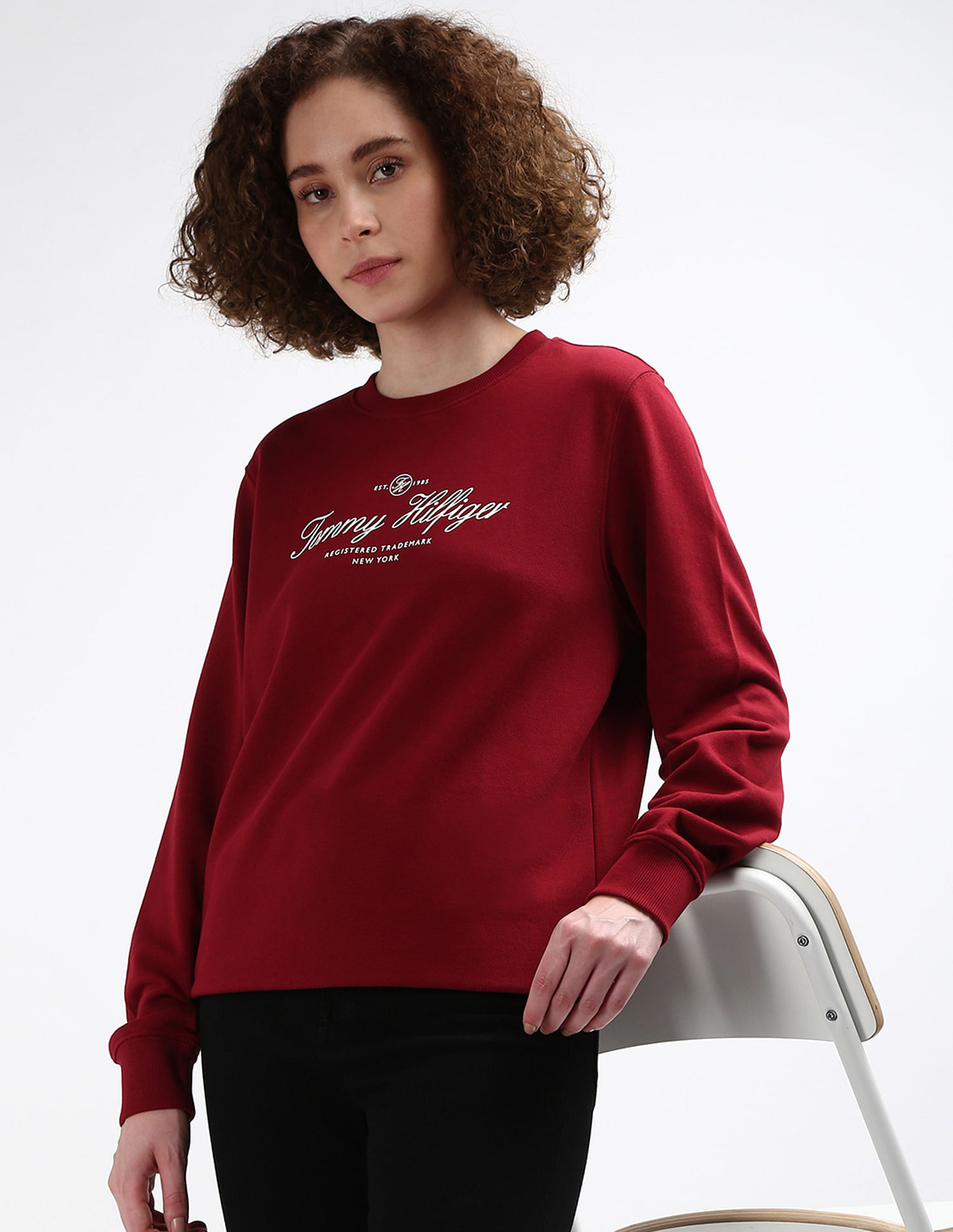 Tommy Hilfiger Script Cotton Sweatshirt