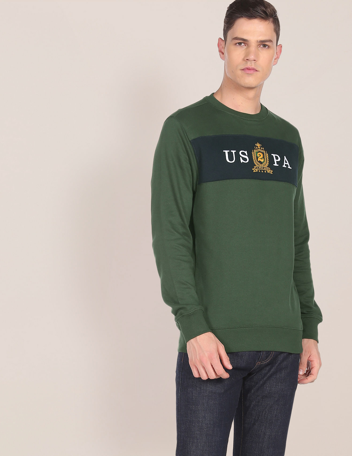 Polo green outlet sweatshirt