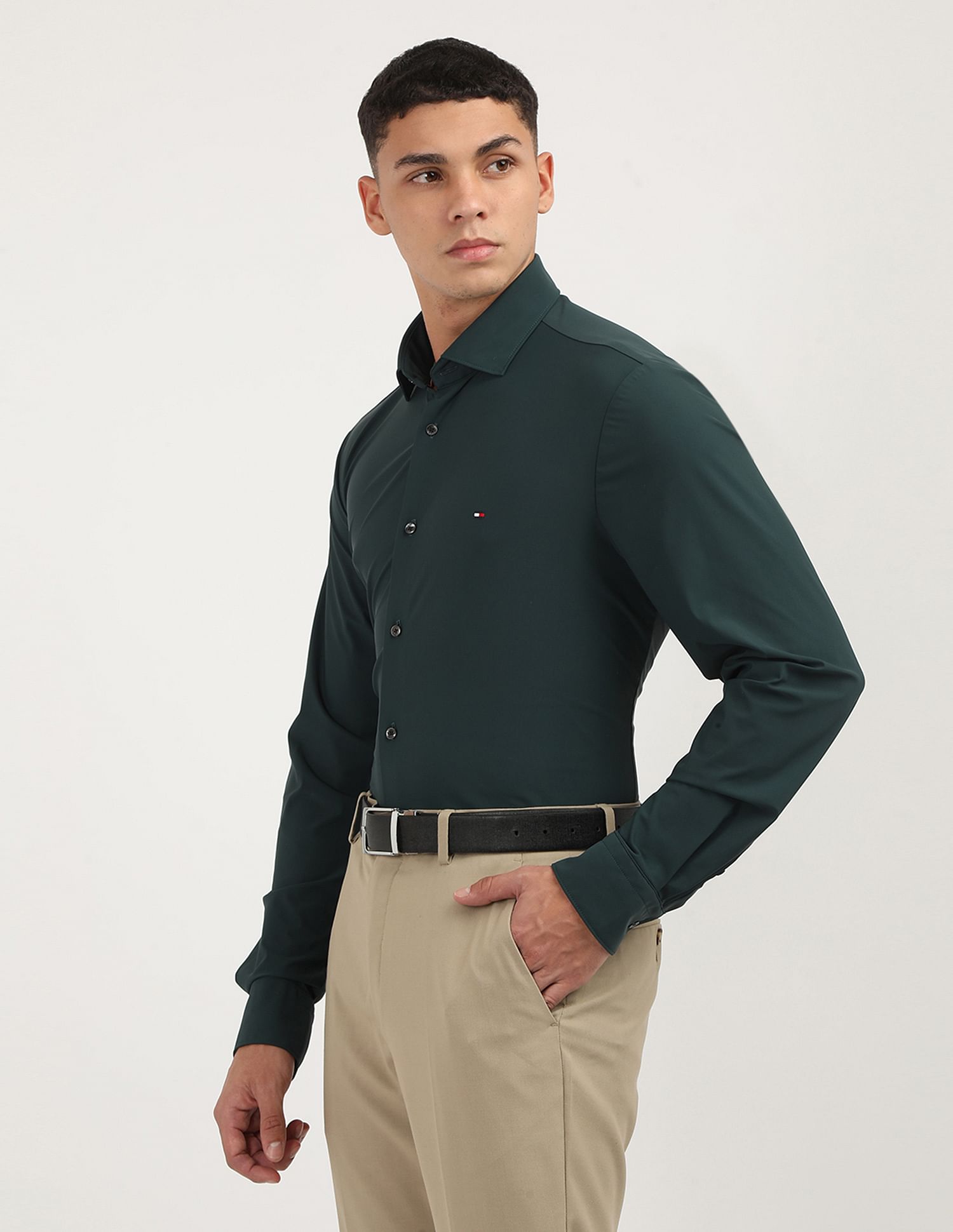Tommy Hilfiger Knitted Slim Fit Shirt