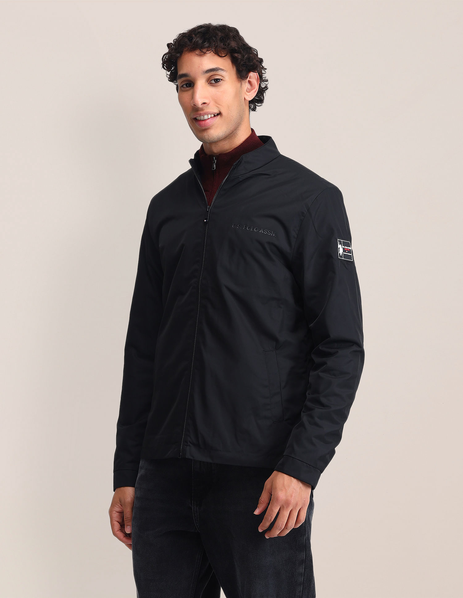 U.S. Polo Assn. Regular Fit Solid Casual Jacket
