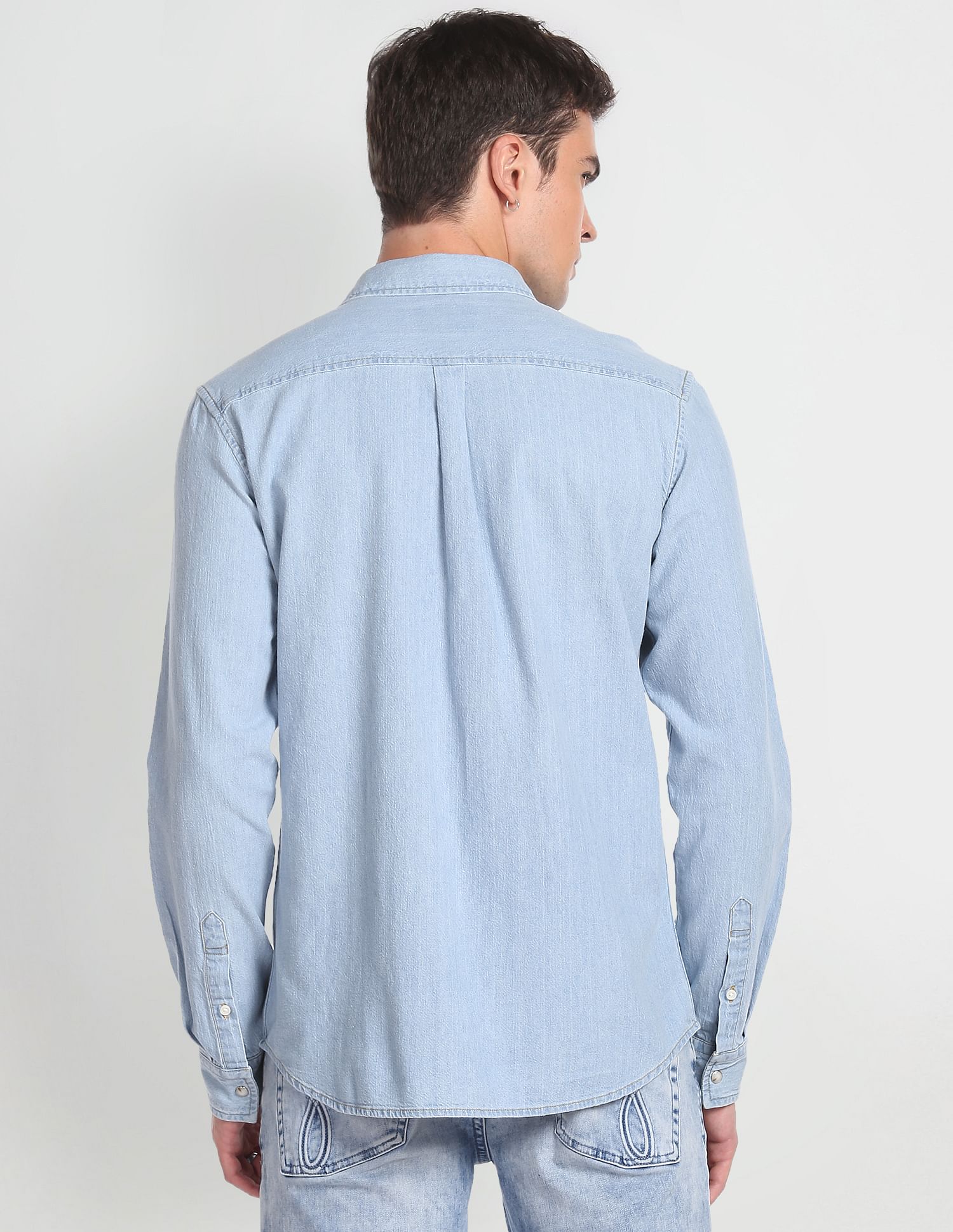 Flying Machine Washed Cotton Shirt