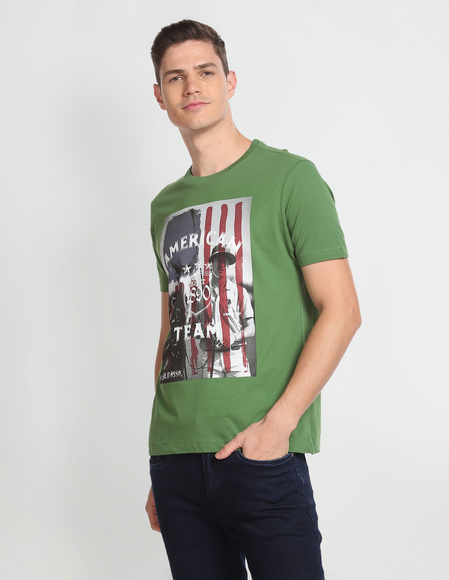 U.S. Polo Assn. Cotton Graphic Print T-Shirt