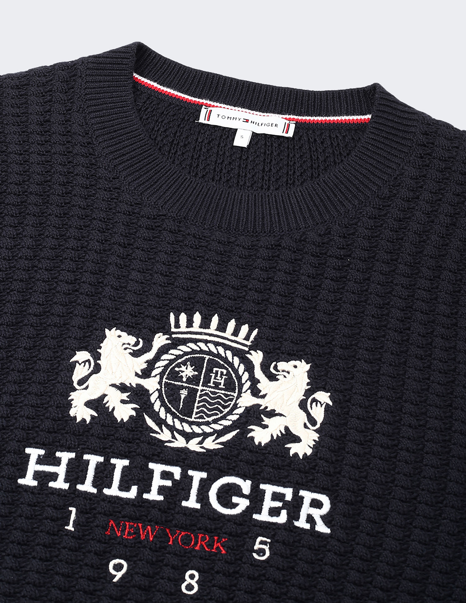 Tommy Hilfiger Varsity Crest Crew Nk Sweater