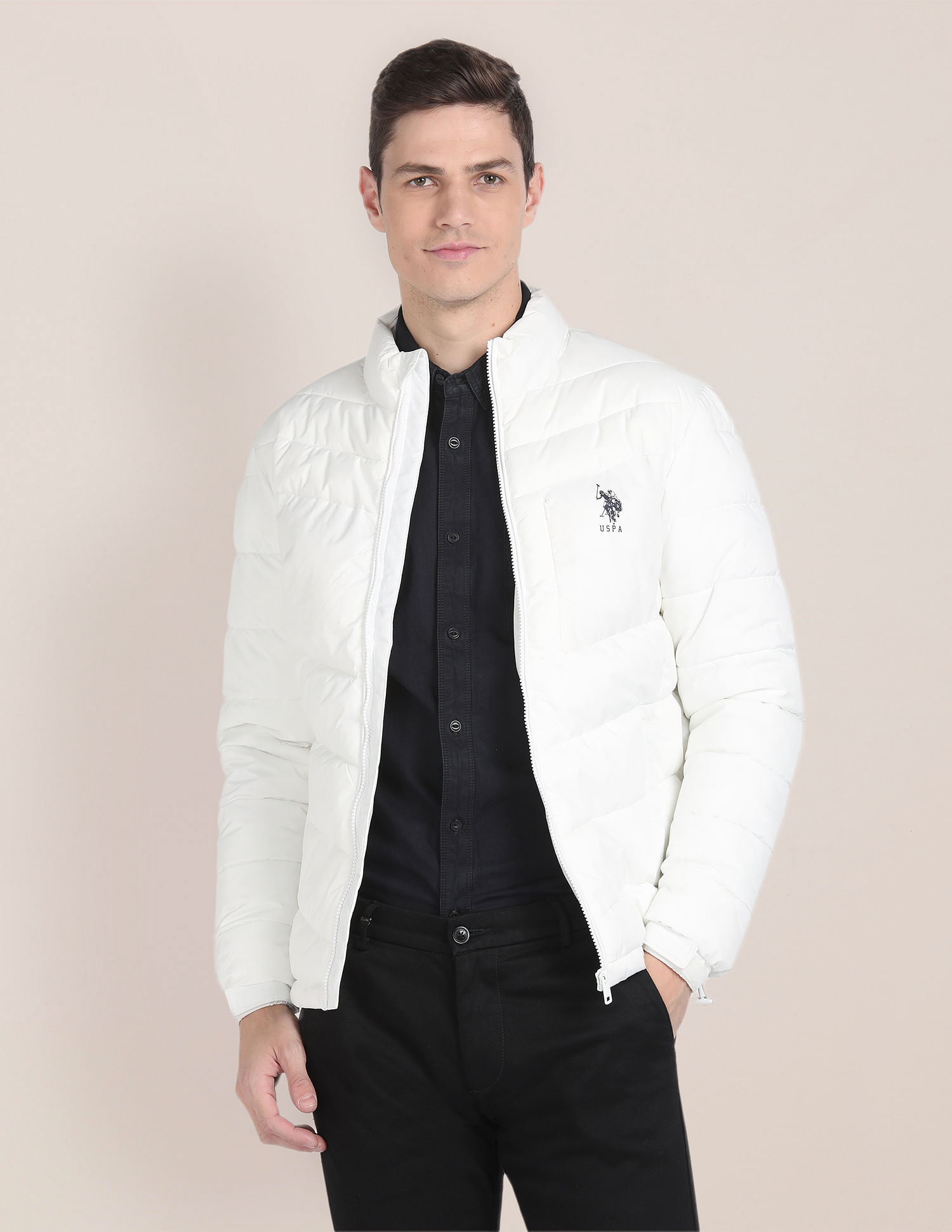 Quilted Full Zip Jacket