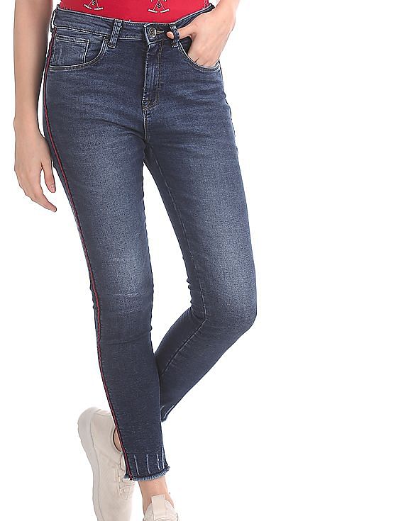 U.S. Polo Assn. Women High Rise Super Skinny Fit Jeans