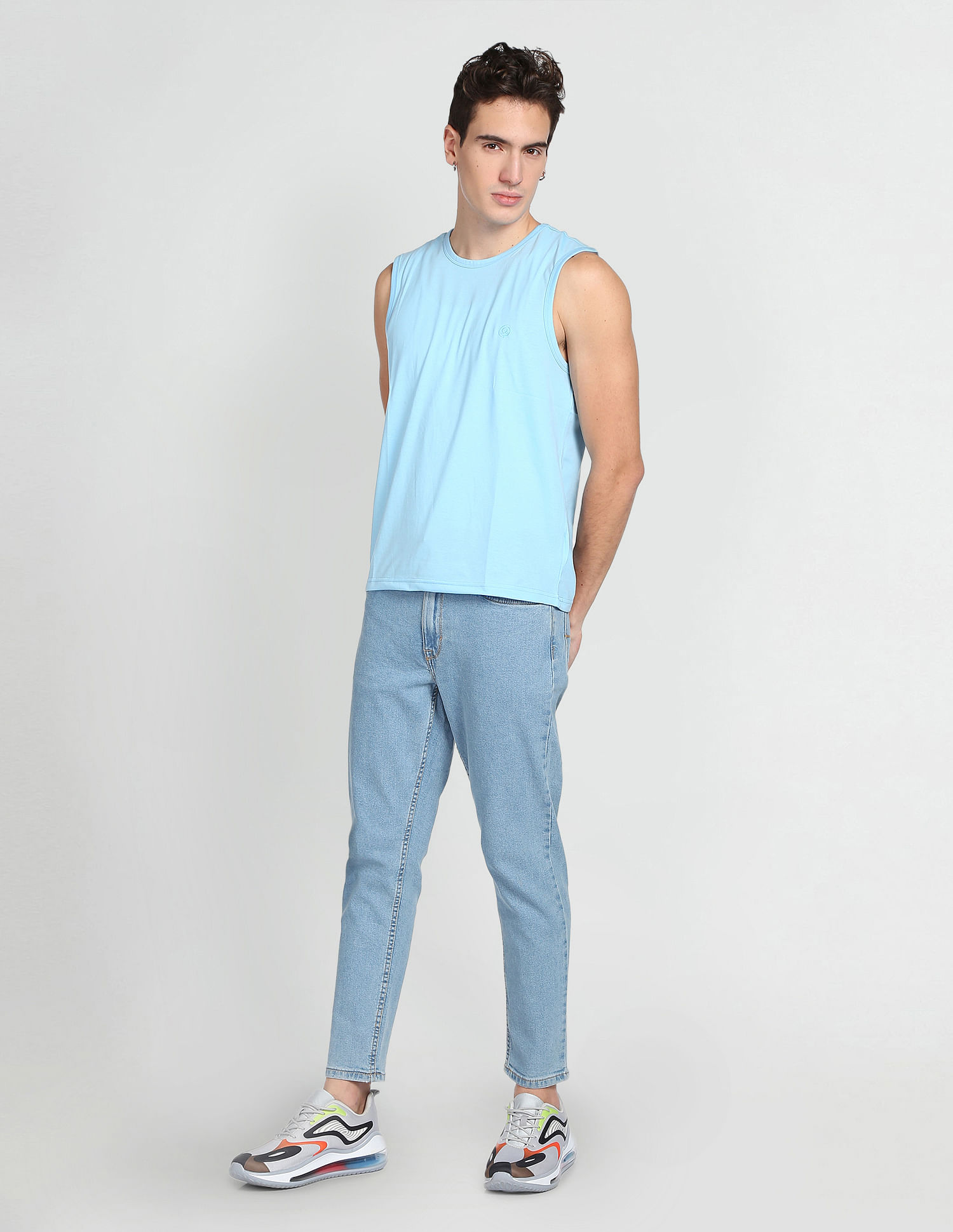 Flying Machine High Rise Mankle Slim Fit Jeans