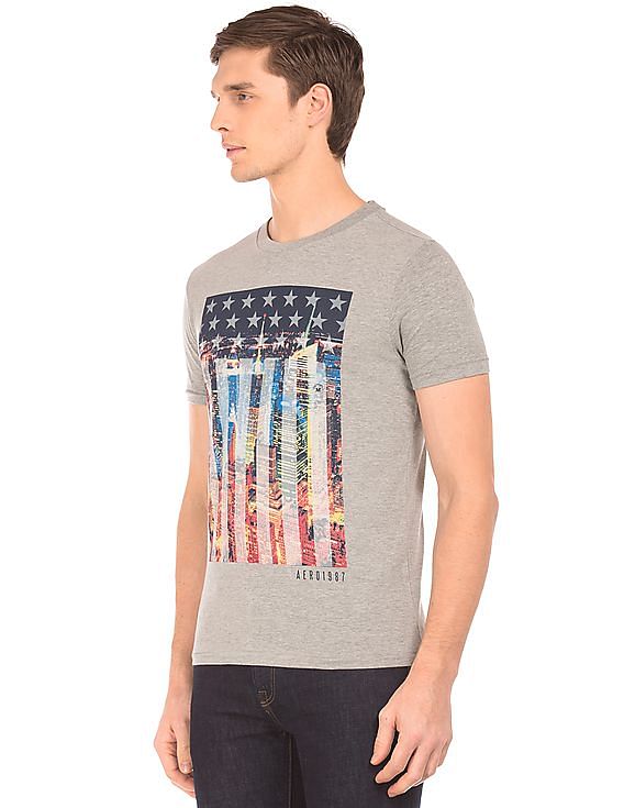Aeropostale Graphic Print Crew Neck T-Shirt