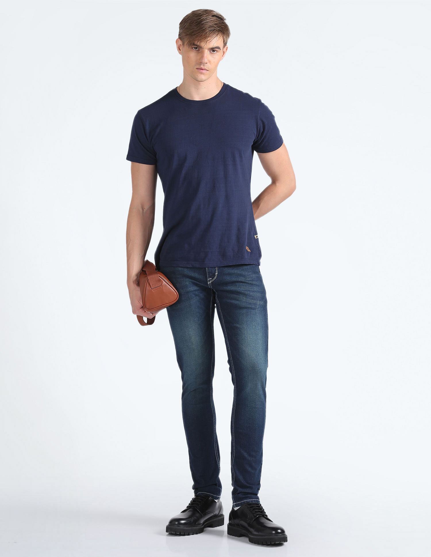 Flying Machine Jackson Skinny Fit Whiskered Jeans