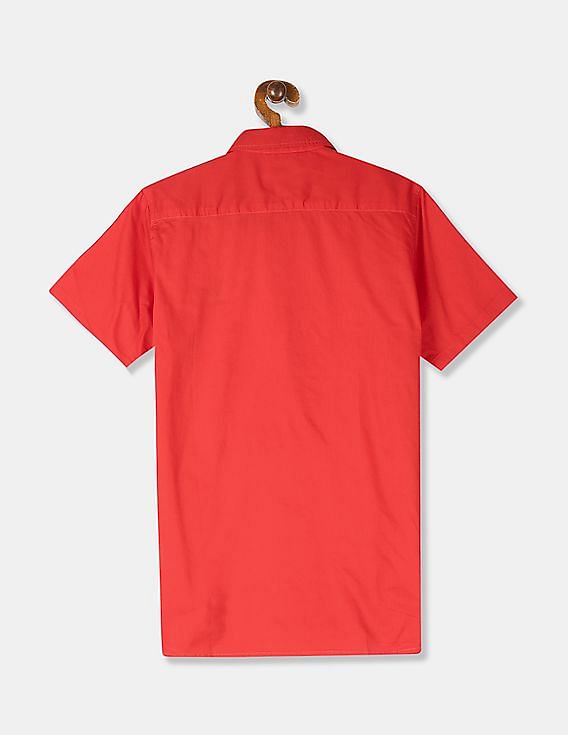 U.S. Polo Assn. Kids Boys Short Sleeve Solid Shirt