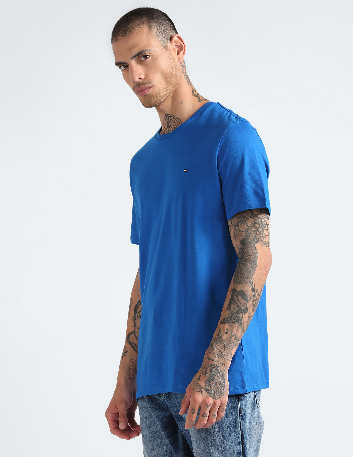Tommy Hilfiger Solid Cotton Nantucket T-shirt