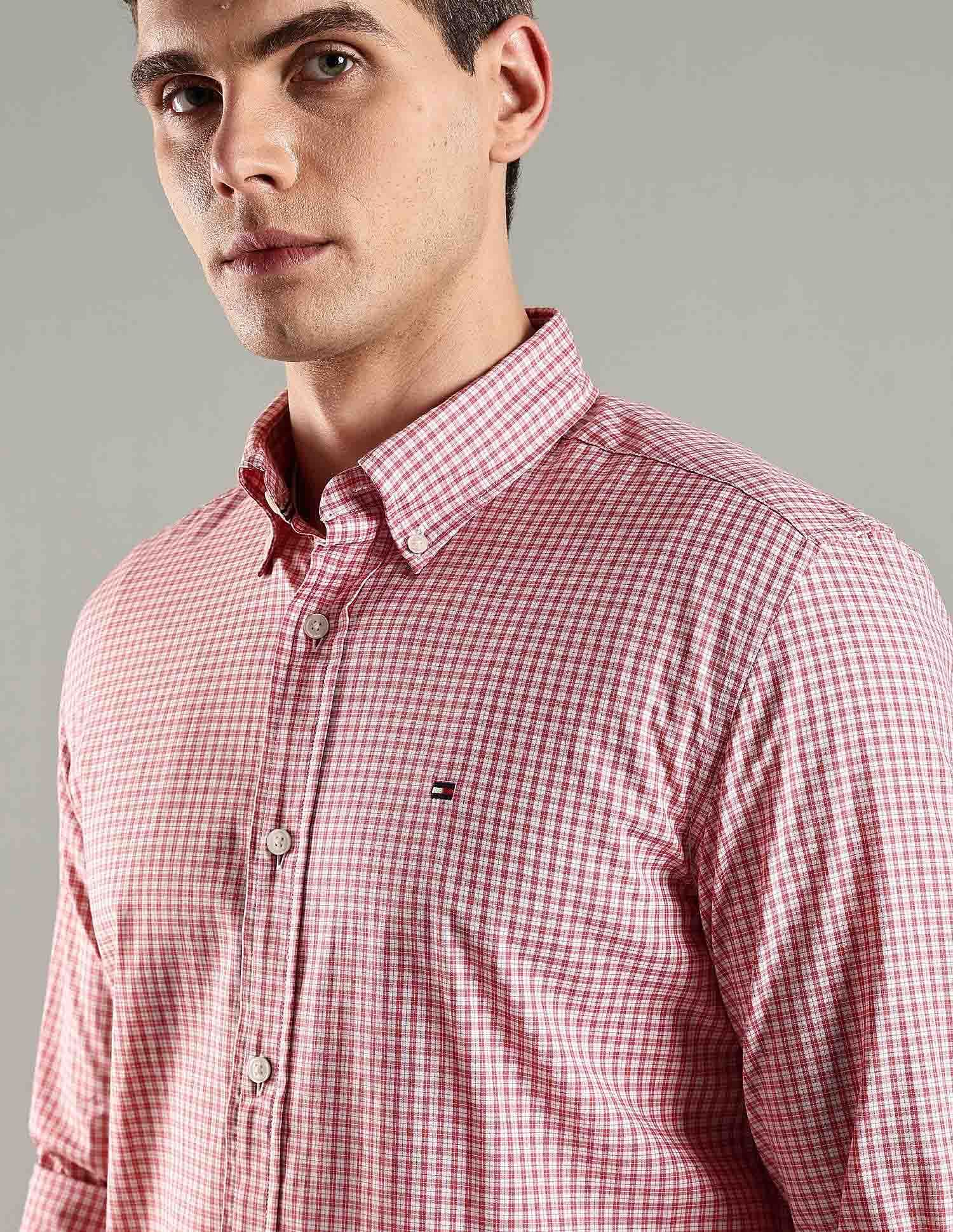 Tommy Hilfiger Checks Regular Fit Cotton Shirt