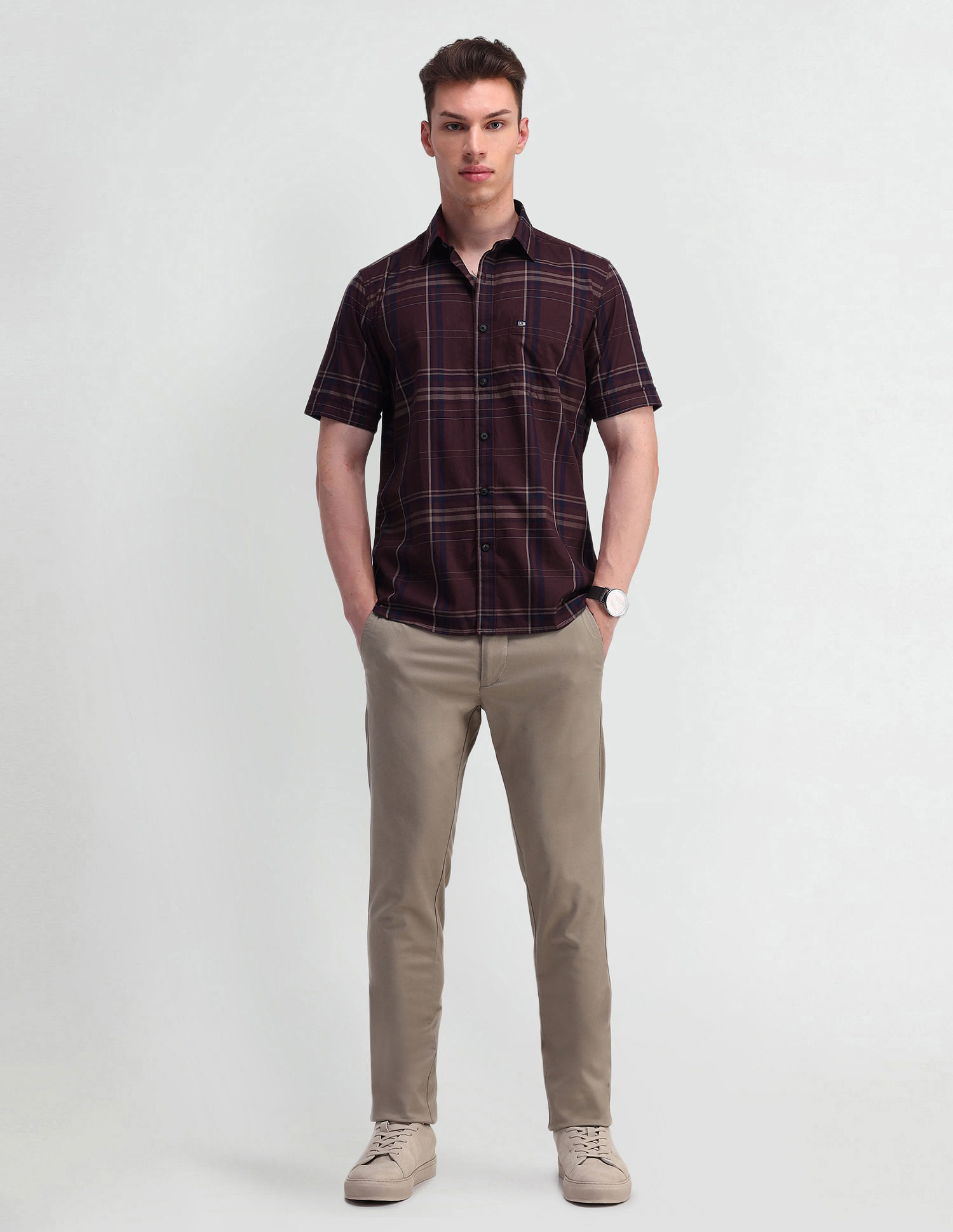 Arrow Sport Regular Fit Cotton Shirt