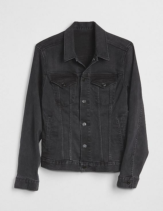 Gap denim on sale jacket black