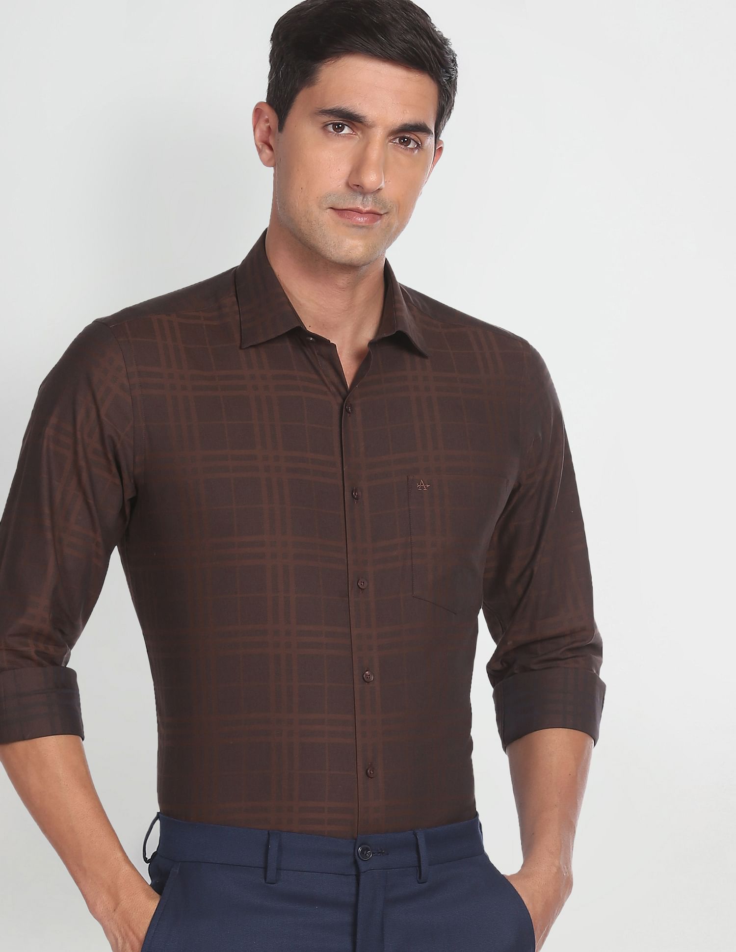 Arrow Tartan Check Pure Cotton Shirt