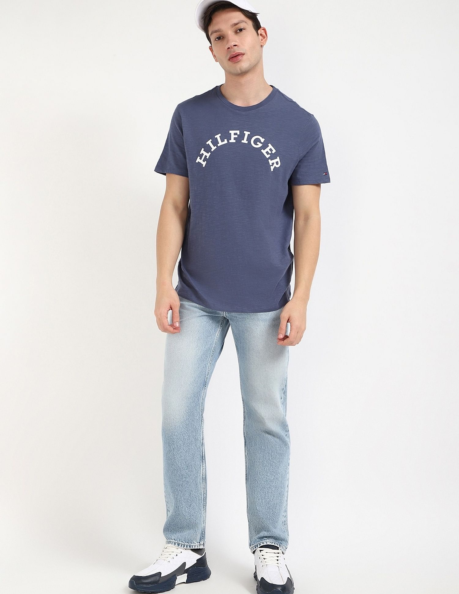 Tommy Hilfiger Logo Regular-Fit Cotton T-Shirt