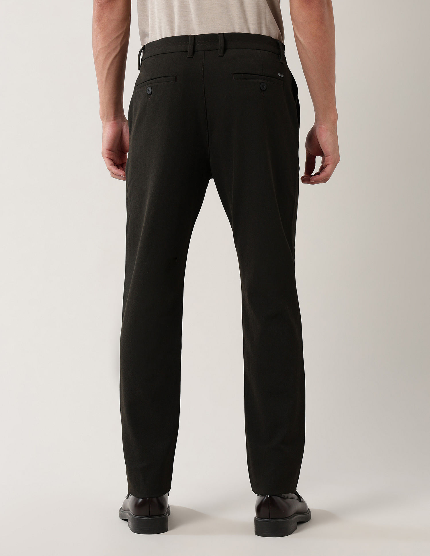 Arrow Sport Solid Twill Autoflex Trousers