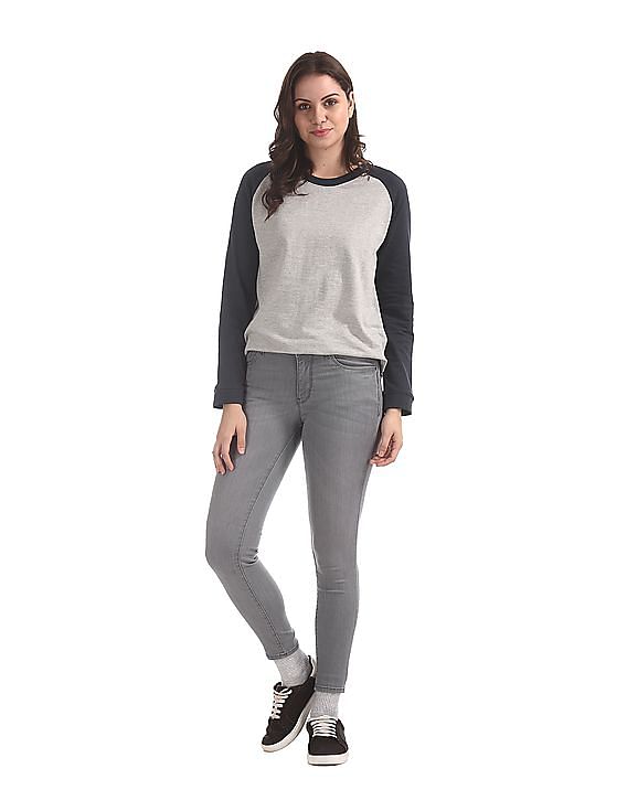 Flying Machine Women Twiggy Super Skinny Fit Mid Rise Jeans