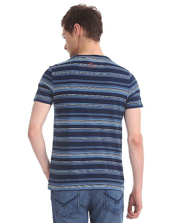 U.S. Polo Assn. Denim Co. Crew Neck Horizontal Stripe T-Shirt