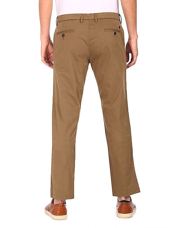 Buy Khaki Trousers & Pants for Men by ALTHEORY Online | Ajio.com