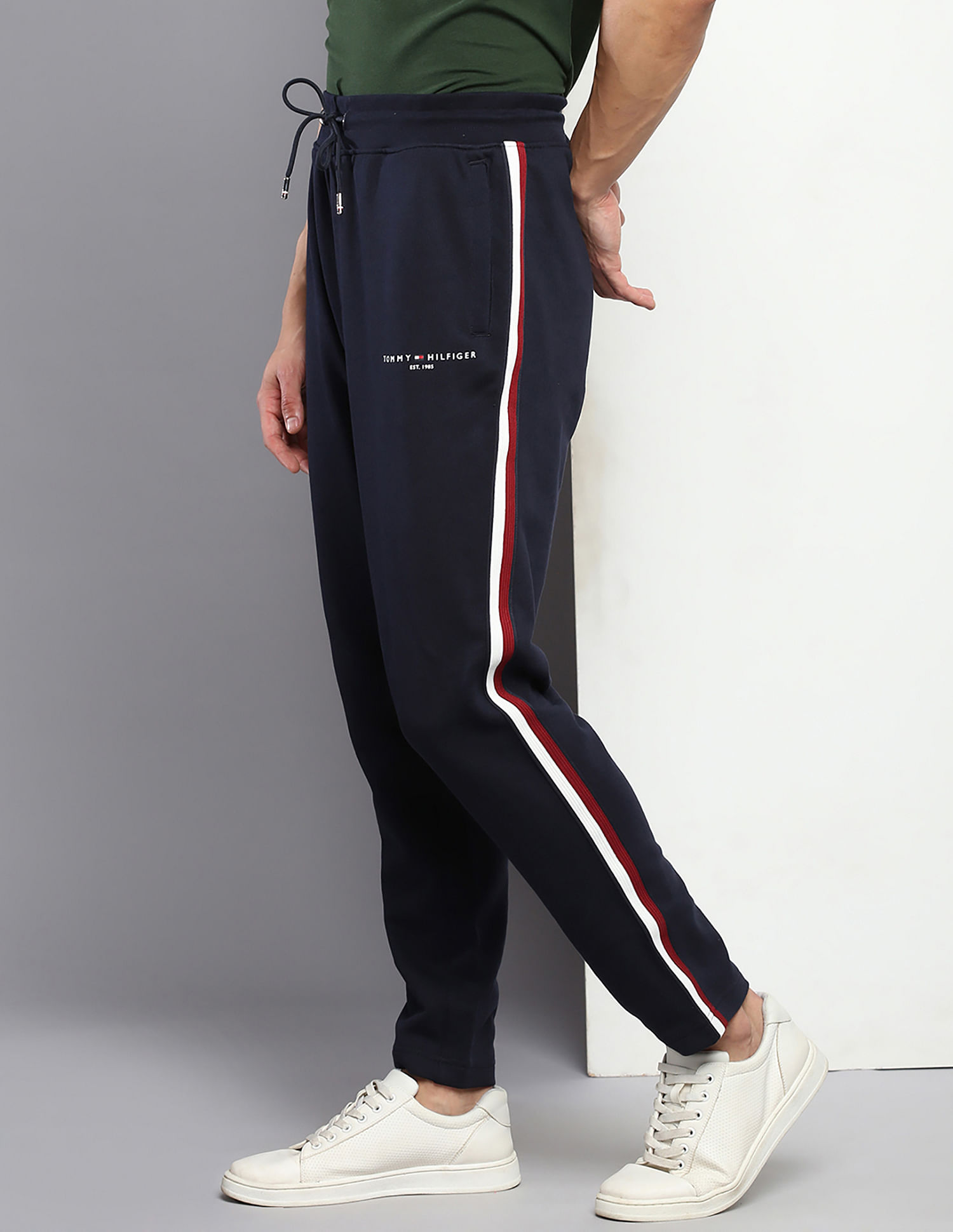 Buy Tommy Hilfiger Global Stripe Taped Sweatpants | Stoffhosen