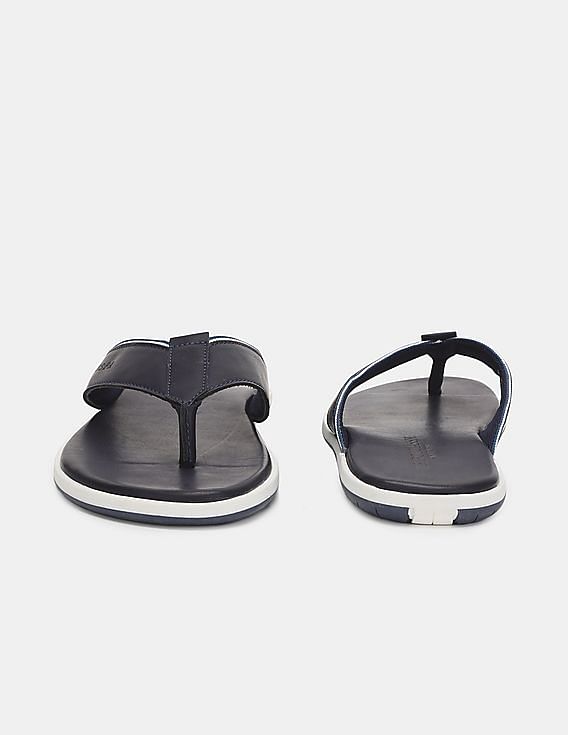 U.S. Polo Assn. Solid V-Strap Non-Skid Evan Flip Flops
