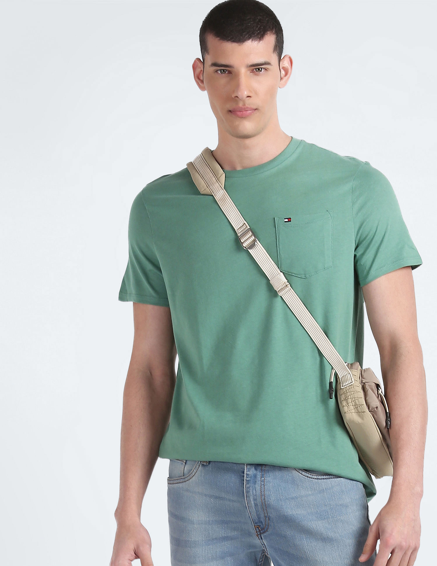 Tommy Hilfiger Solid Regular Fit T-Shirt