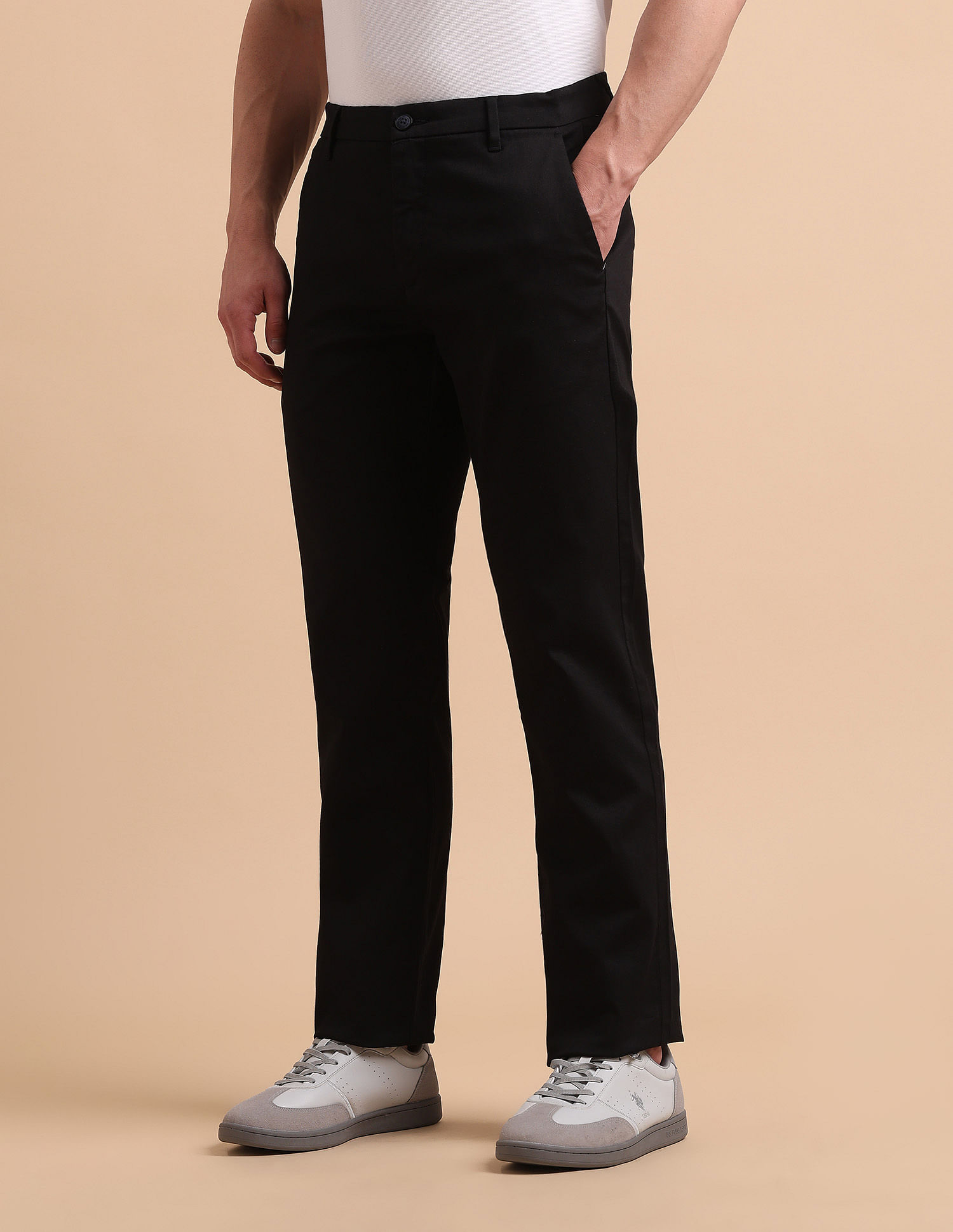 U.S. Polo Assn. Satin Slim Fit Trousers