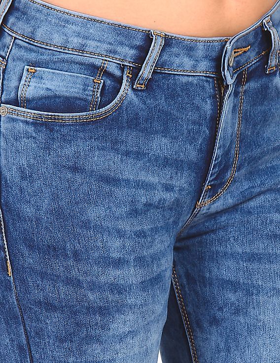 Flying Machine Women Veronica Skinny Fit Mid Rise Jeans