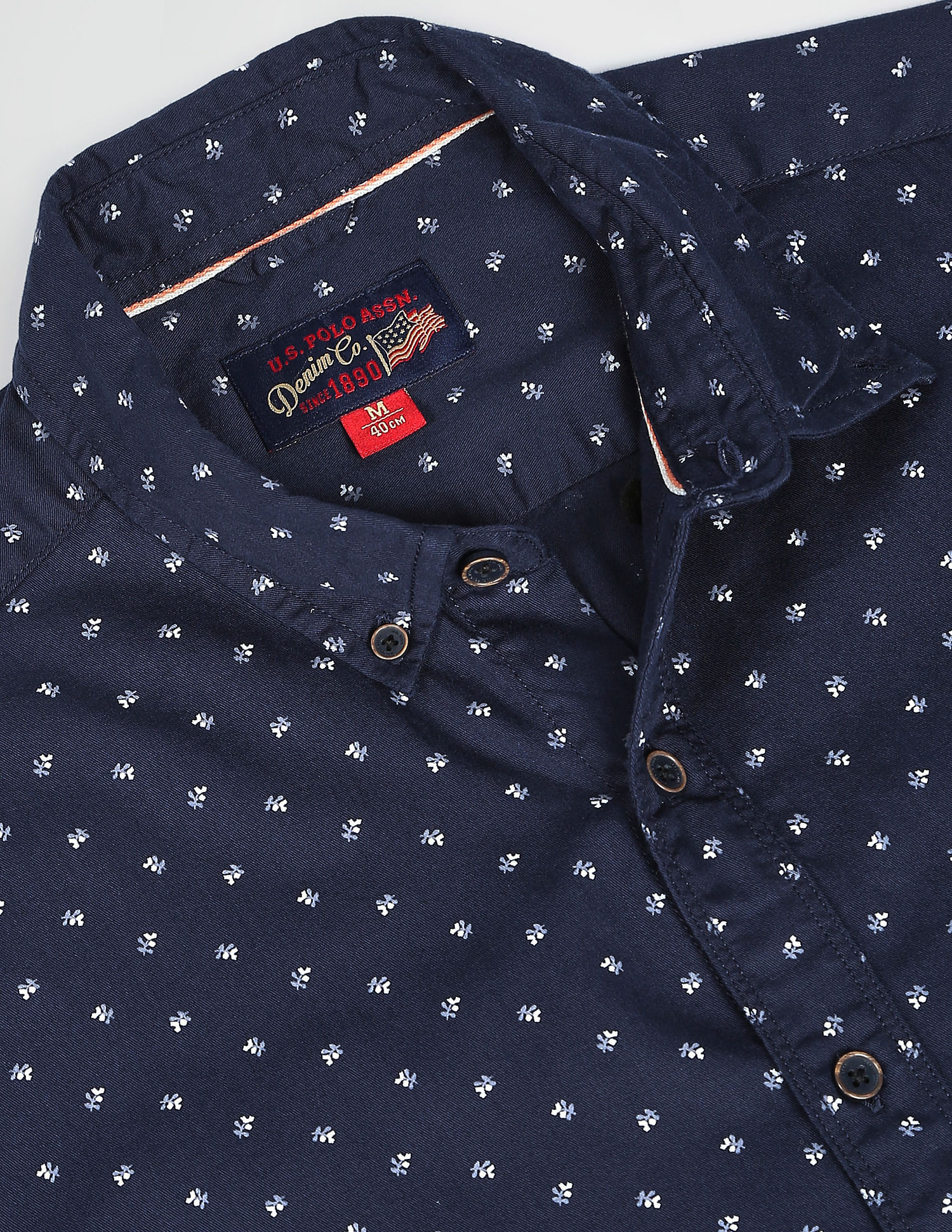 U.S. Polo Assn. Denim Co. Floral Print Cotton Shirt