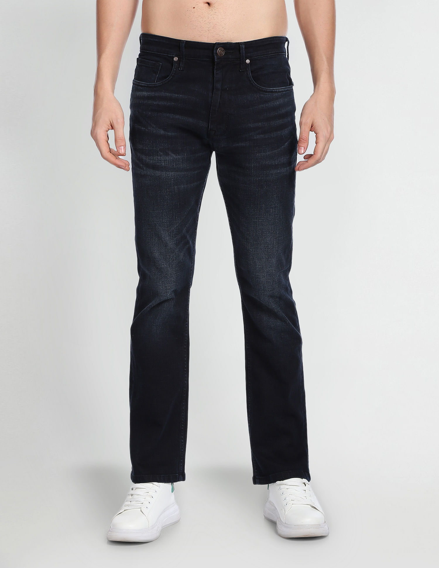 Flying Machine Mid Rise Bruce Bootcut Jeans