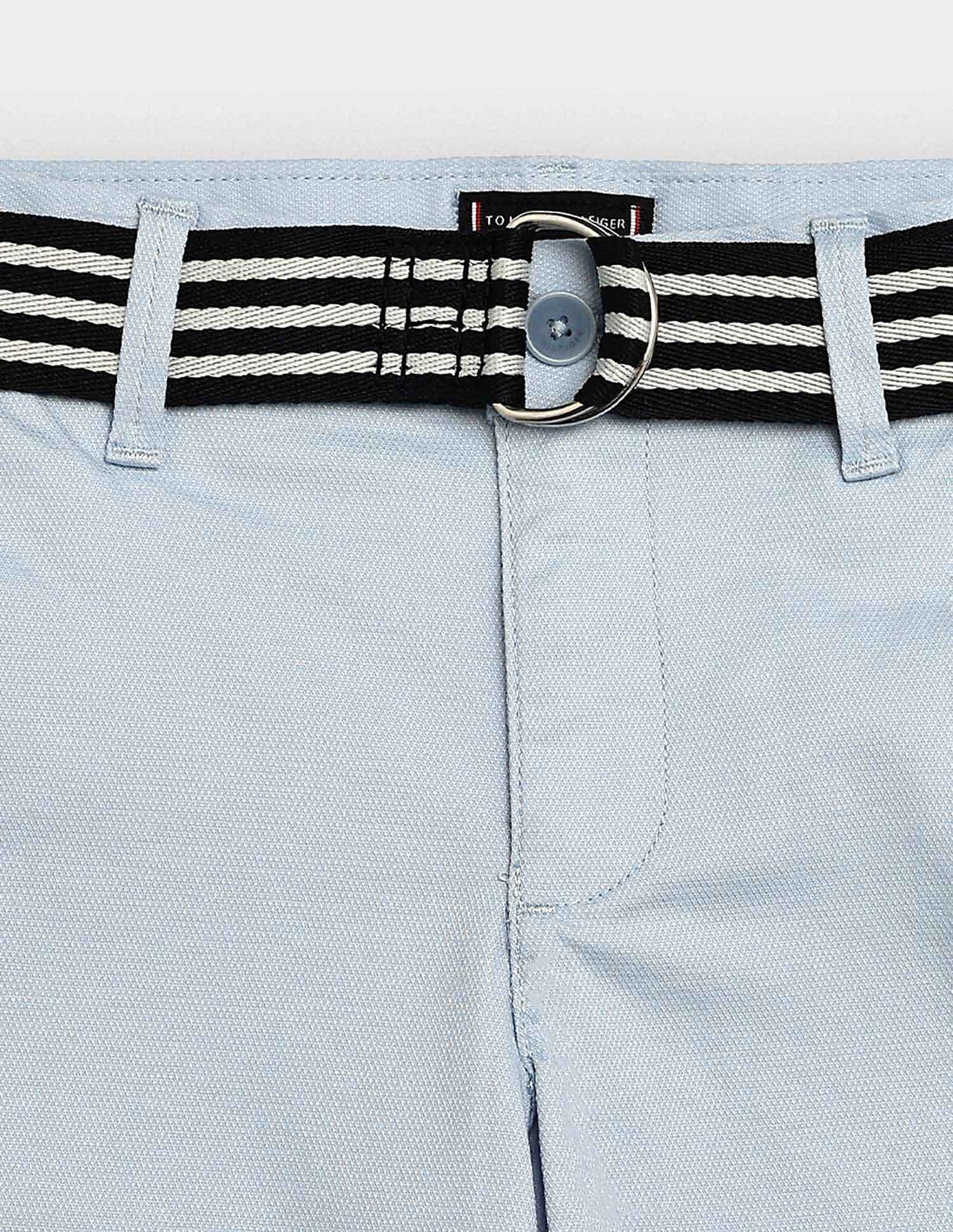 Tommy Hilfiger Kids Boys Solid Regular-Fit Cotton Shorts