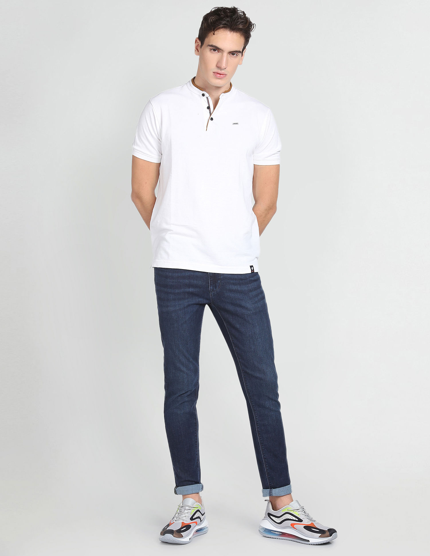 Flying Machine Super Skinny Fit Rinsed Luxe F-Lite Jeans