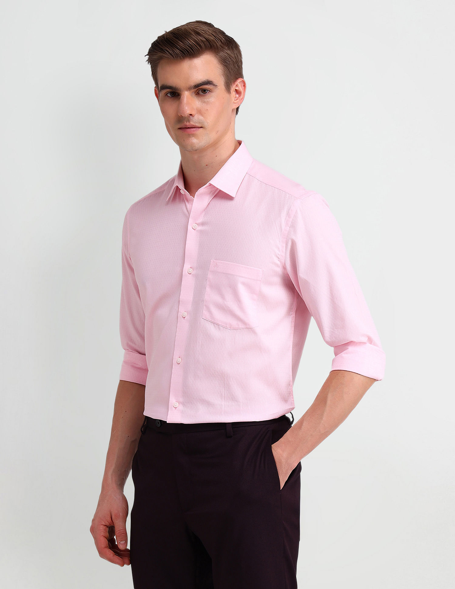 Arrow Brooklyn Fit Textured Shirt