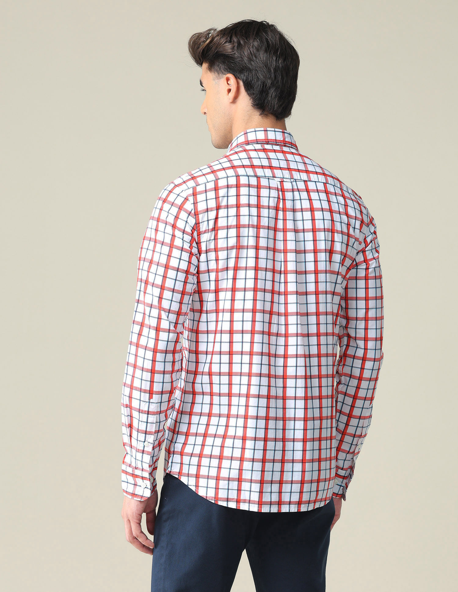 U.S. Polo Assn. Cotton Tartan Check Casual Shirt