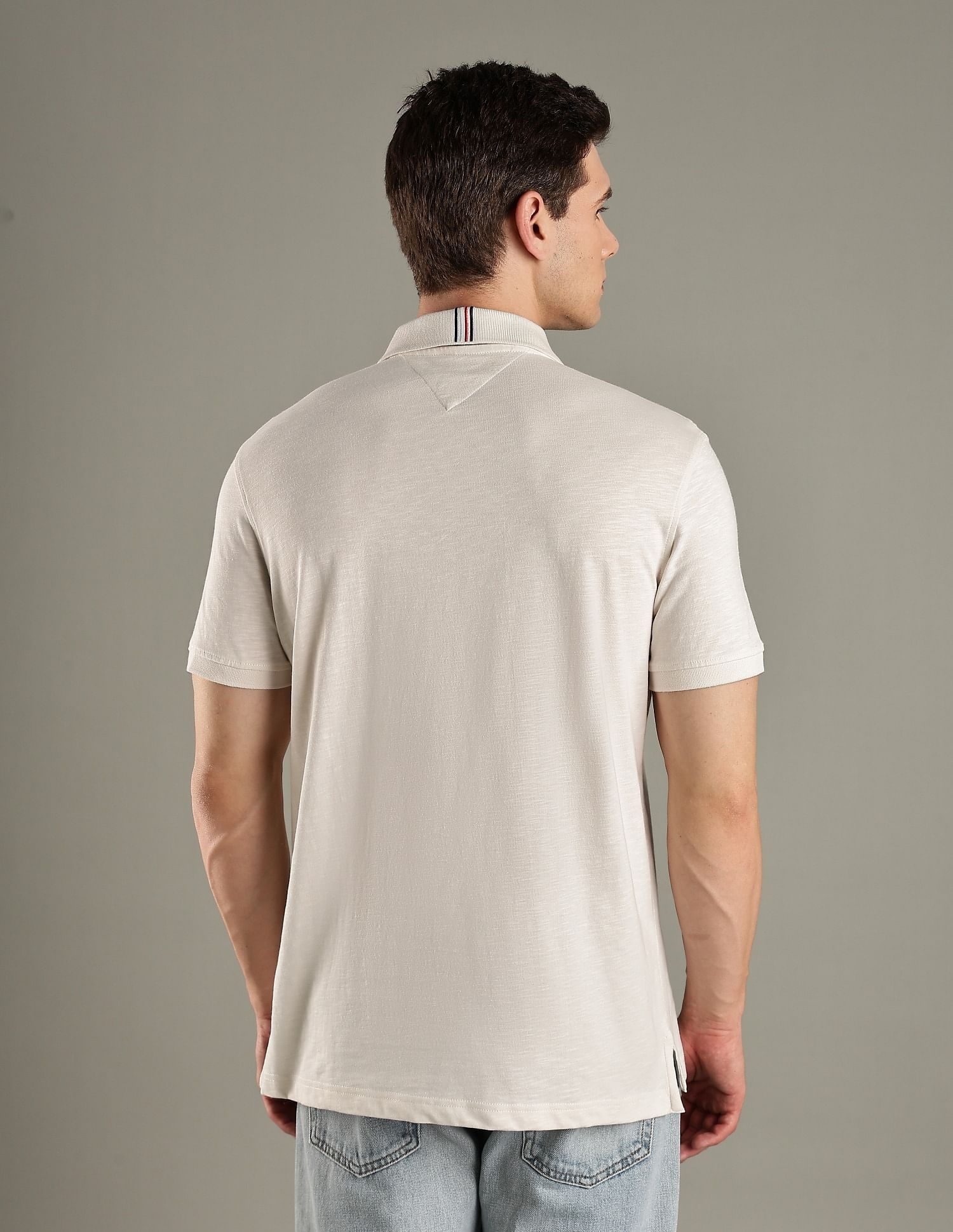 Tommy Hilfiger Striped Regular-Fit Cotton Polo T-Shirt