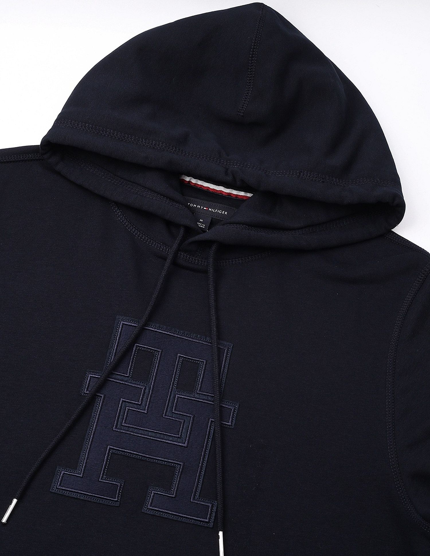 Tommy Hilfiger Embroidered Logo Regular-Fit Cotton Hooded Sweatshirt