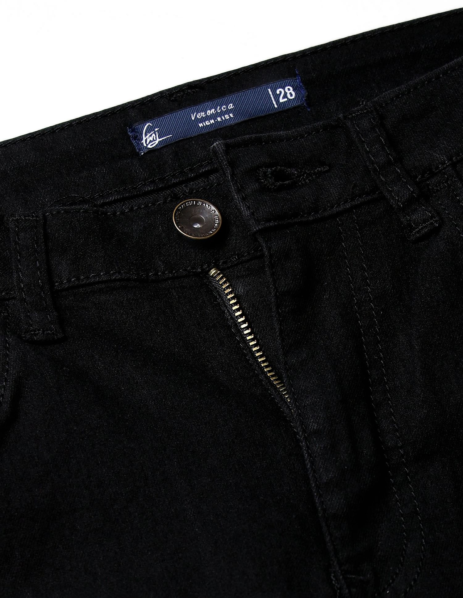 Flying Machine Women High Rise Veronica Skinny Fit Twill Jeans