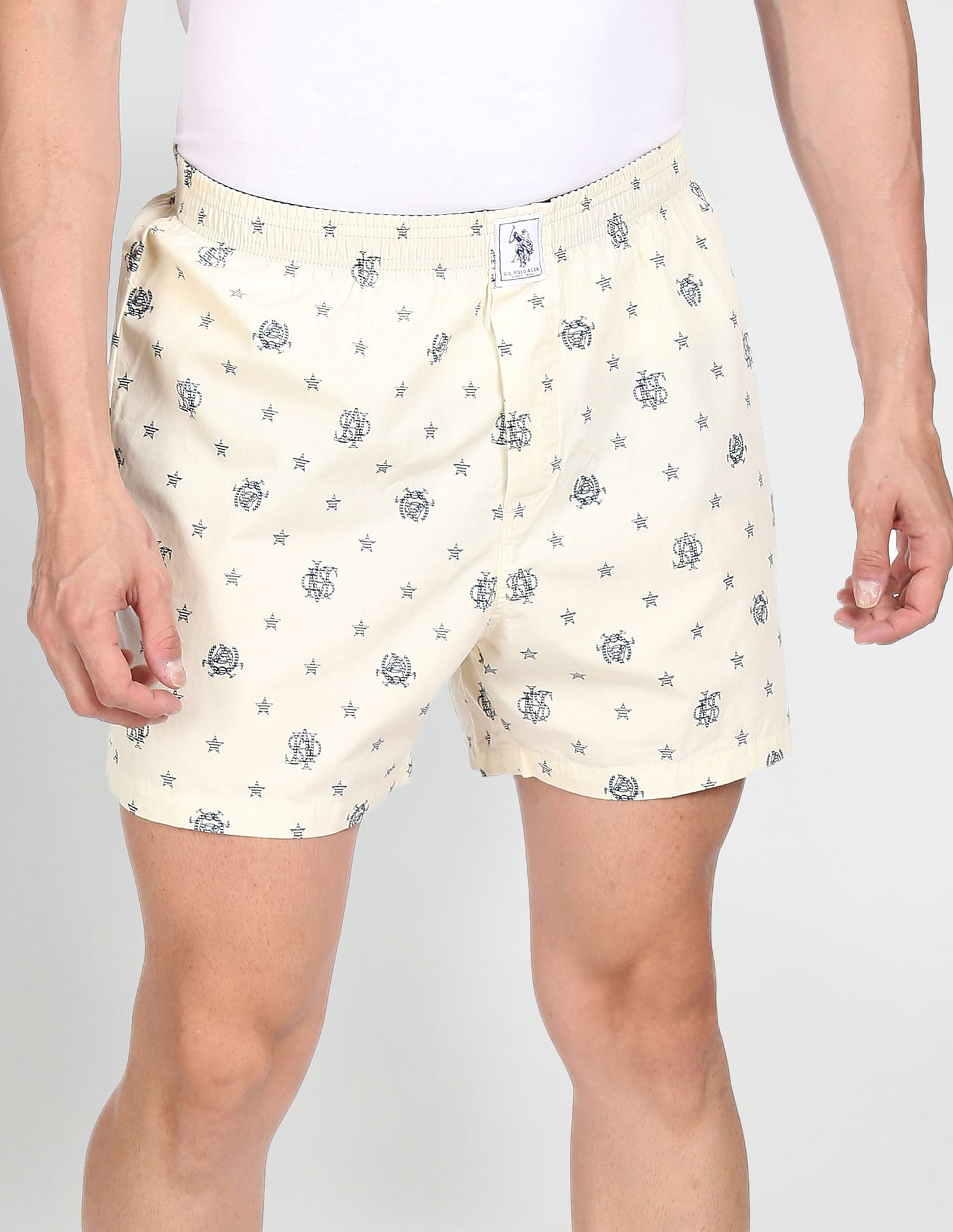 Buy USPA Innerwear Graphic Print Cotton I657 Boxers - Pack Of 1 - NNNOW.com