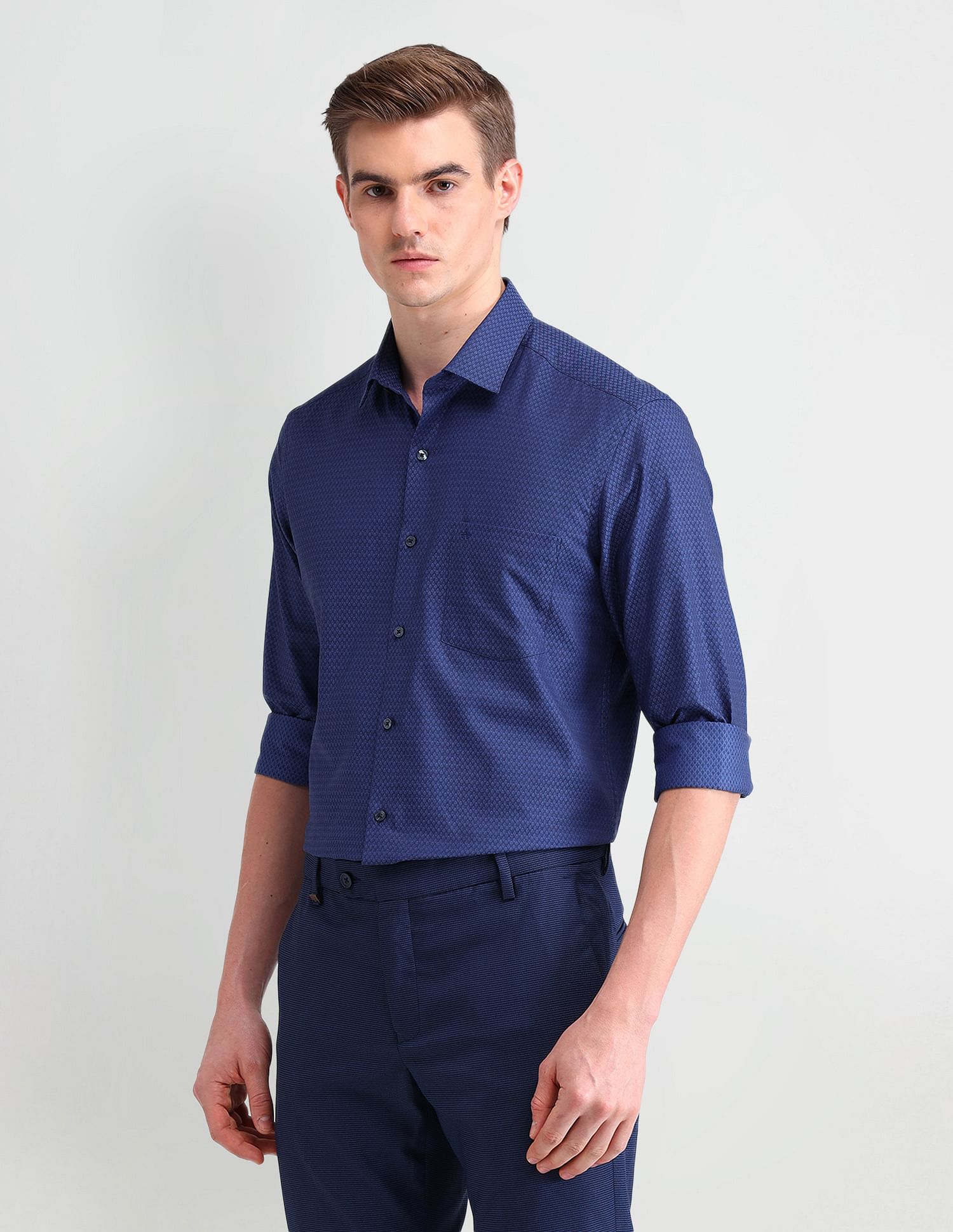 Arrow Brooklyn Fit Textured Shirt